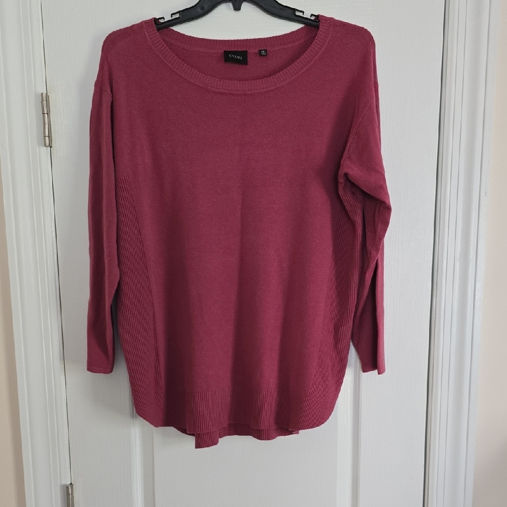 Cyrus Rose Soft Knit Top